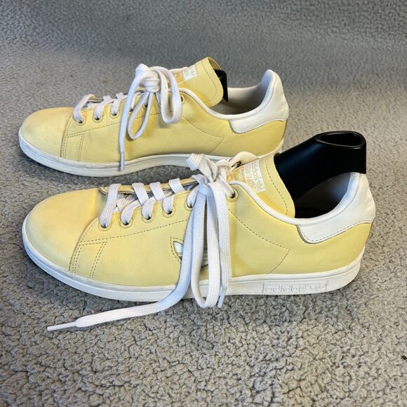 Adidas Stan Smith Originals Leather Sneakers Mens 9 Yellow Shoes BD7438 - Picture 12 of 16